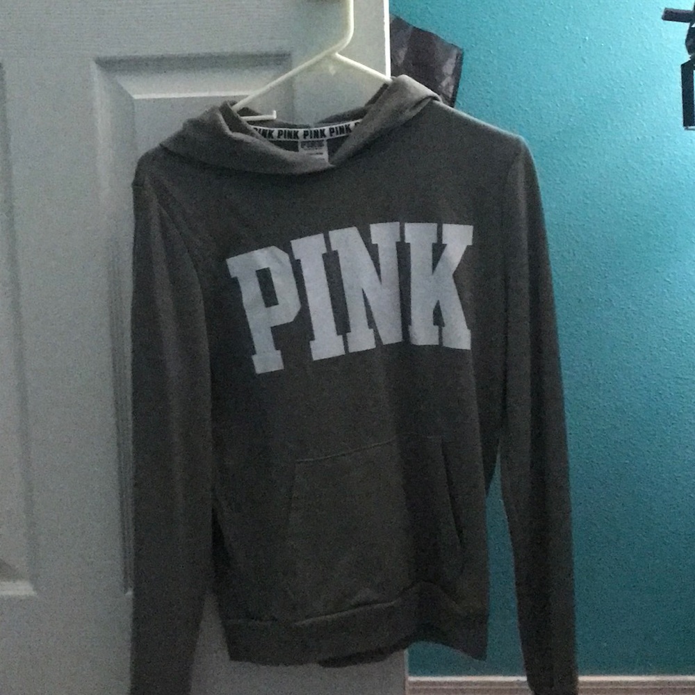 Olive Green PINK Hoodie